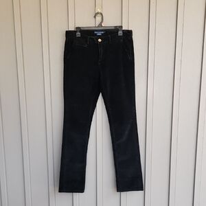 Ralph Lauren Black Corduroy Trousers,Pants,Size 10